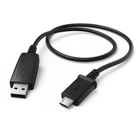 Hama USB Kabel USB 2.0 Micro-USB B Schwarz