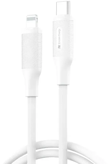 Neues Encore Energy USB-C / Lightning Kabel PD zum Laden und Datenübertragen 100cm weiß MD-27CL1W
