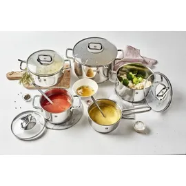 Zwilling Quadro Topf-Set 5-tlg. Kochtopf 3x + Bratentopf + Stieltopf