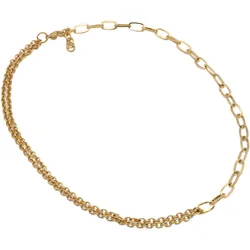 Collier FIRETTI "Schmuck Geschenk Halsschmuck Halskette Ankerkette", gold (gelbgoldfarben), Halsketten, Damen, Edelstahl, L: 45cm B: 5mm, Made in Germany, B:5mm