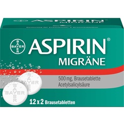 Aspirin Migräne Brausetabletten 24 St