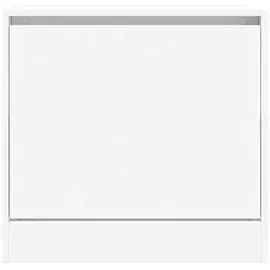 vidaXL Schuhschrank 60 x 21 x 57 cm weiß / weiß