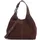 Coccinelle C-Easy Schultertasche Leder Brown