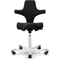 HAG Capisco 8106 Stoff Xtreme Schwarz Gestell Weiss