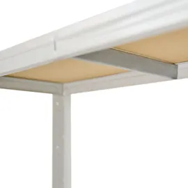 shelfplaza Werkbank Metall 190x100x60 cm weiß