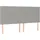 vidaXL Kopfteil Hellgrau 90x5x78/88 cm Stoff