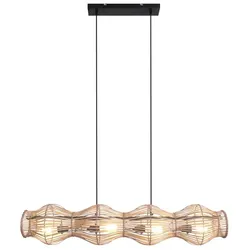 ECO-LIGHT Pendelleuchte Bamboo 4xE27 Bambus natur