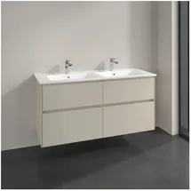 Villeroy & Boch V&B Waschtischunterschrank Collaro 126,1x61x48cm, WT mittig, cashmere grey