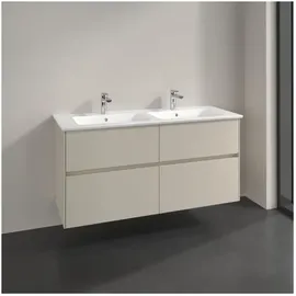 Villeroy & Boch V&B Waschtischunterschrank Collaro 126,1x61x48cm, WT mittig, cashmere grey