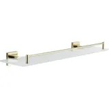 Mexen Rufo hängendes Glasregal, gold - 7050937-50