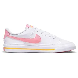 Nike Court Legacy Sneaker Jungen 118 white/coral chalk-laser orange 38.5