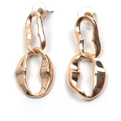 Paar Ohrhänger FIRETTI "Ohrschmuck Gliederkette", gold (gelbgoldfarben), Ohrringe, Damen, Metall