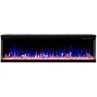 Aflamo LED Elektrokamin Wandkamin | Heizfunktion | Unique 254