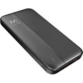 ewent EW1161 10000 mAh, Powerbank, Schwarz