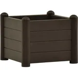 furnicato Hochbeet Elegantes 43 x 43 x 35 cm Schwarz