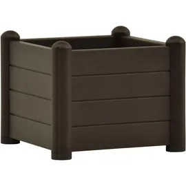 furnicato Hochbeet Elegantes 43 x 43 x 35 cm Schwarz