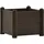 furnicato Hochbeet Elegantes 43 x 43 x 35 cm Schwarz