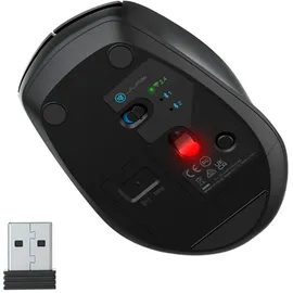 JLAB Go GO Wireless Bluetooth Tastatur und Maus-Set DE-Layout, Mehrere Verbindungsoptionen, Multifunktionaler Medienregler