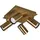 Trio Marley 4-flg. 24 cm rund/Altmessing