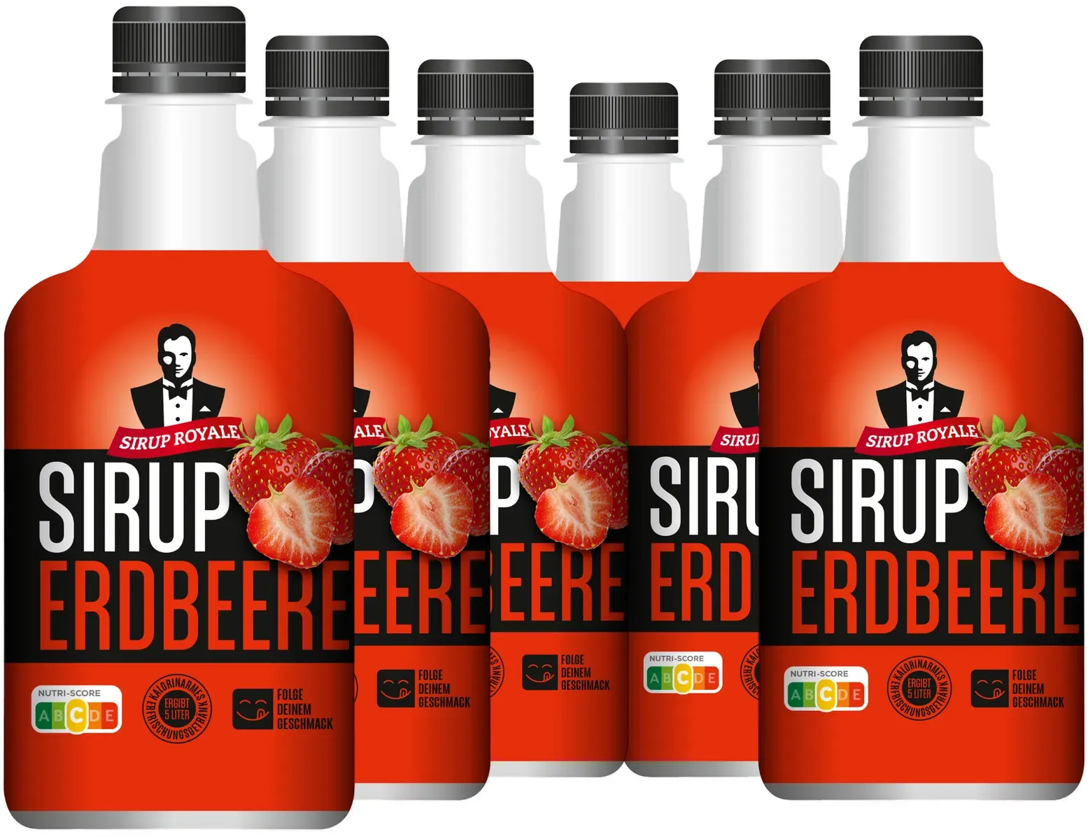 6 × Sirup Royale Erdbeere