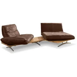 KOINOR Ecksofa Marilyn Leder Beige Muskat