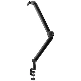 NanoRS Mikrofonstativ mit Halterung 3/8" und 5/8" | Höhenverstellbar bis 84,7 cm | 360° drehbar | Integriertes Kabelmanagement | Tisch- und Kabeldurchlassbefestigung | Belastbarkeit bis 1 kg | RS421