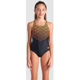 Badeanzug Mädchen arena Kikko V Print - Black-parrot - 128
