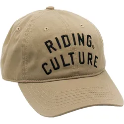 Riding Culture Text Dad Hat, Kappe - Beige - Einheitsgröße