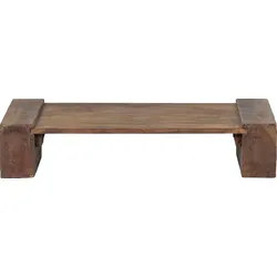 Couchtisch WOOOD "Cuno", braun, B:70cm H:30cm T:120cm, Tische, klare Linien, aus Mangoholz, H 30 cm x B 70 cm