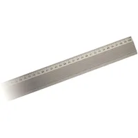 ARISTO Alu-Lineal 100 cm mm-Teilung, 100cm Gummiauflage