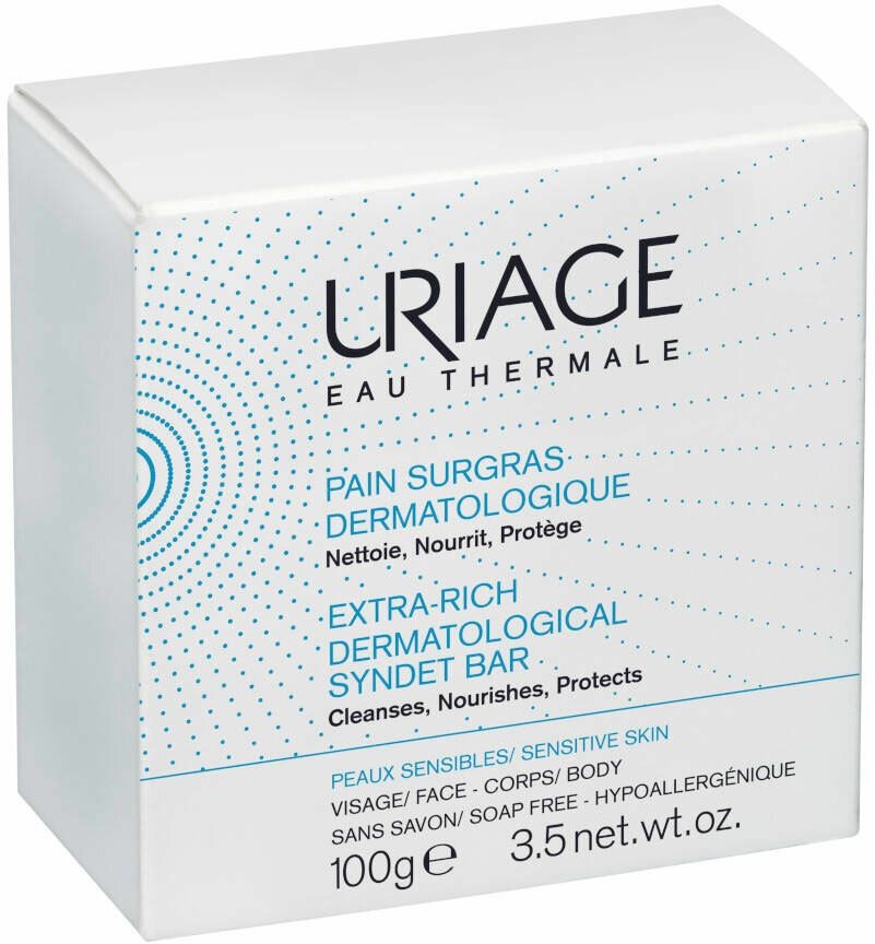 Uriage pain surgras dermatologique 100 g savon