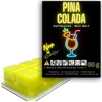 WonderWax Duftwachs WonderWax® Neon Duftwachs 6 Würfel, (Pina Colada), Duftrichtung: Pina Colada