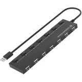 Conceptronic HUBBIES08B 7-Port-USB-2.0-Hub