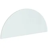 vidaXL Funkenschutzplatte Glas Halbrund 1200x500 mm