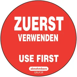 HACCP "Zuerst Verwenden"