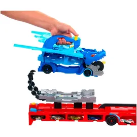 Hot Wheels City Ultimativer 2-in-1 Drachen Transporter