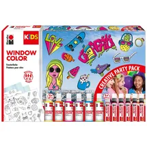 Marabu Window Color Set 6 x 80 ml Party Pack