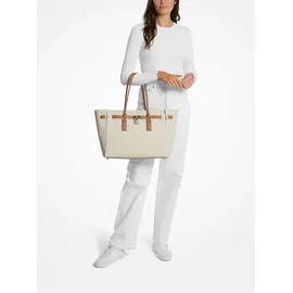 Michael Kors Hamilton Moderne Large Shopper Kunstleder Hellbeige/Braun