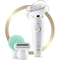 Braun Silk-épil 9 Flex 9020 weiß/gold