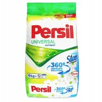 KomfortHome PERSIL Pulver Universal 6 kg Colorwaschmittel (6 kg 6 kg, Universalpulver, mit Zusatz von Silanflüssigkeit) weiß