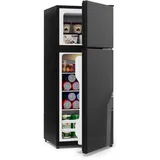 Merax Kühlschrank 92L mit Gefrierfach, Kühl-Gefrierkombination, 64L + 28L, 138 kWh/Jahr, 45 dB, schwarz