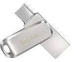 SanDisk Ultra Dual Drive Luxe USB Type-C-Laufwerk Smartphone Speicher 32 GB (Mobiler Speicher, USB 3.1 Gen 1, drehbares Design, 150 MB/s Lesen, USB Laufwerk, automatisches Backup)