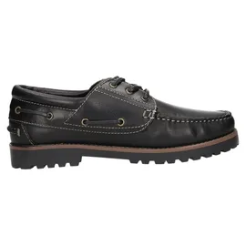 Dockers by Gerli Herren Bootsschuhe, Männer Bootsschuhe,Mokassins,Sommerschuhe,Boat-Shoes,sportlich,Segelschuhe,docksider,schwarz,41 EU - 41