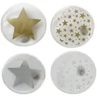 Spetebo Handwärmer Taschenwärmer Sterne wiederverwendbar, Set 4-tlg., 4 verschiedene Motive, Kinder Handwärmer für unterwegs bunt