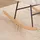 Home Deluxe Schaukelstuhl NARA Bouclé 68 x 95 x 88 cm Weiß mit Hocker