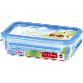 Emsa Clip&Close rechteckig 800ml Aufbewahrungsbehälter blau