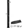Tectake Solardusche Schwarz 19,5 cm x 47 cm x 222 cm