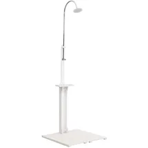 vidaXL Gartendusche 75 x 221 cm weiß 48207