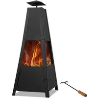 Gardebruk Feuerschale Feuerstelle Ø 102 cm Schwarz