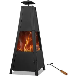 Gardebruk Feuerschale Feuerstelle Ø 102 cm Schwarz